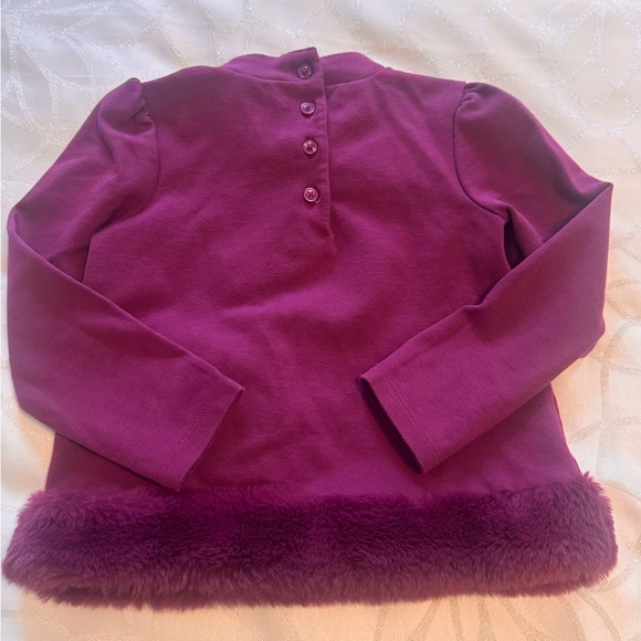 Janie and Jack Rich Purple Top and Pant - Picture 5 of 8